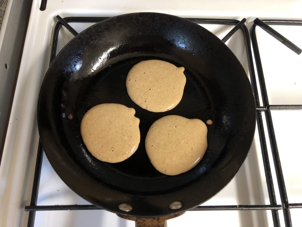 Pancakes Cooking