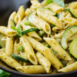 Spinach-avocado-walnut-pesto-pasta