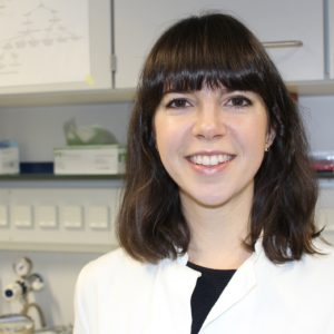 Lara Thieme in her laboratory