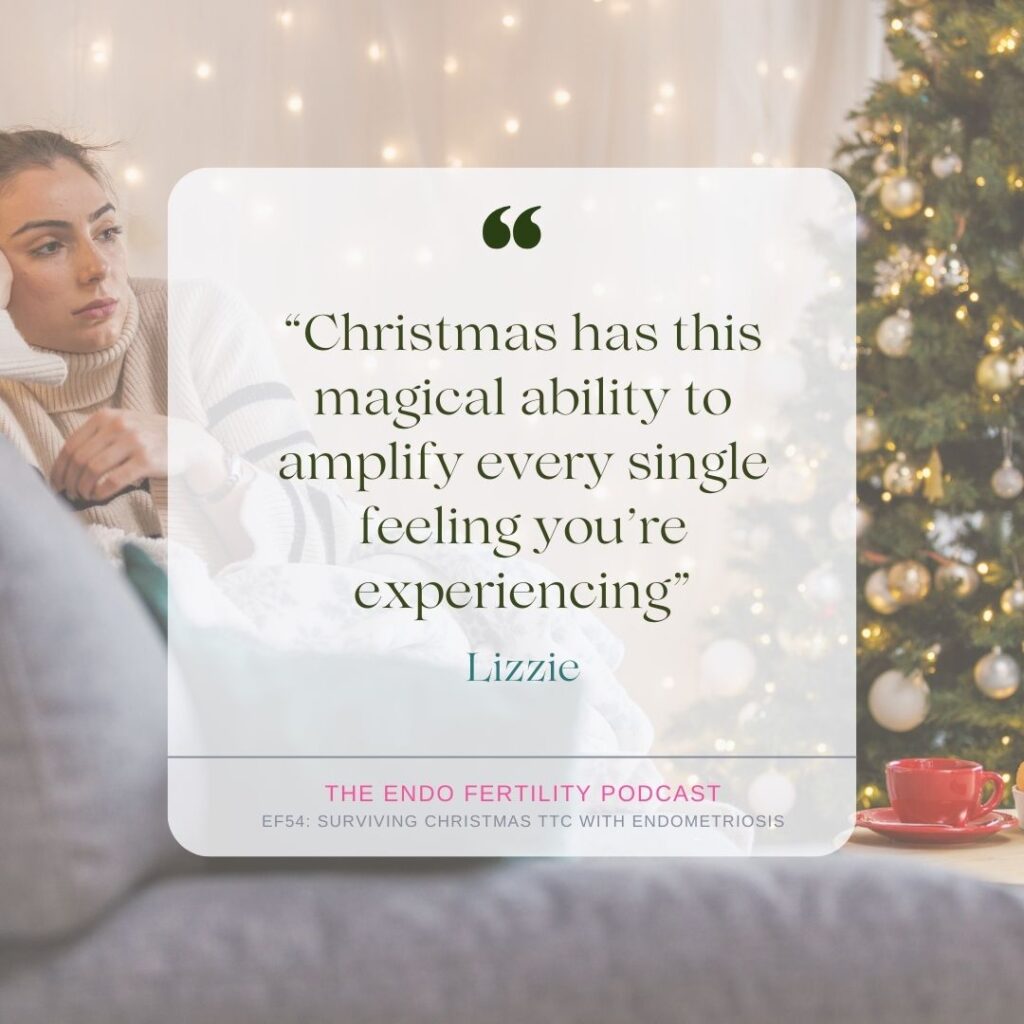 Quote about Christmas and fertility emotions